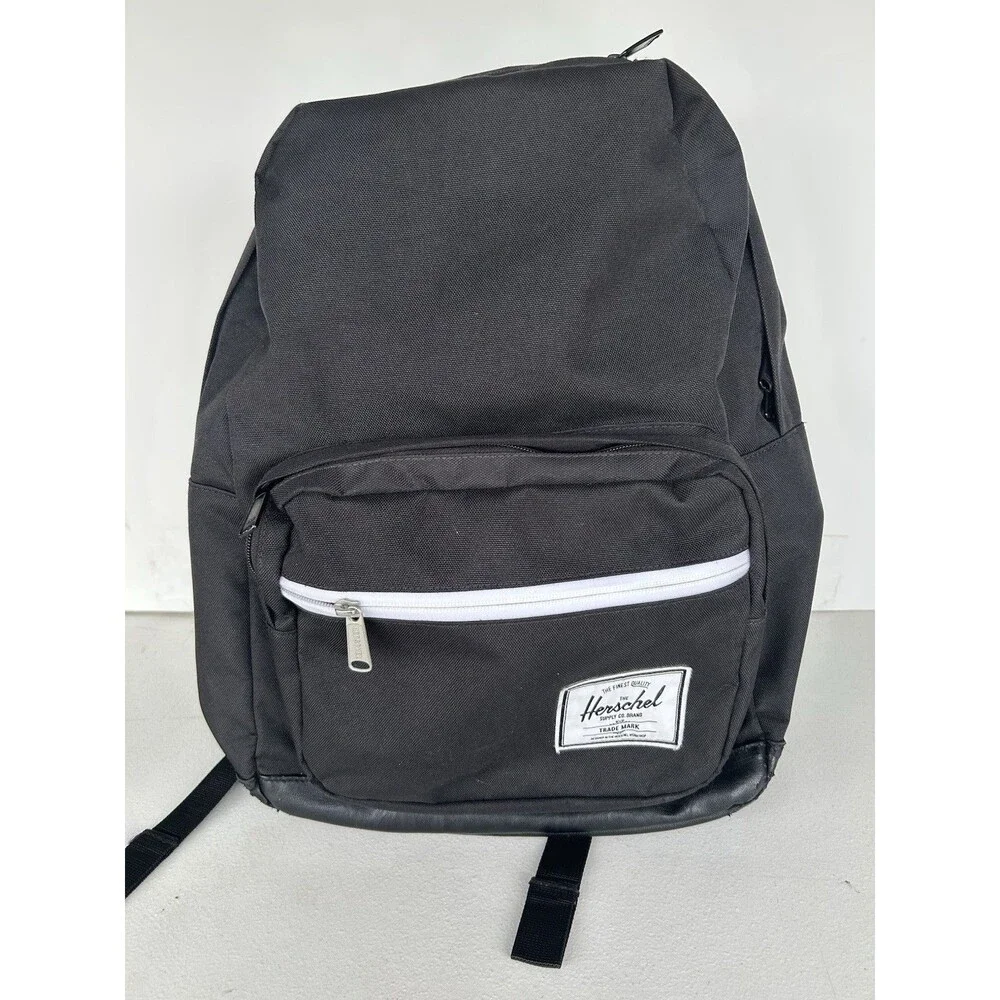 Herschel Supply Co Pop Quiz Backpack Black Red Stripe Laptop School Bag